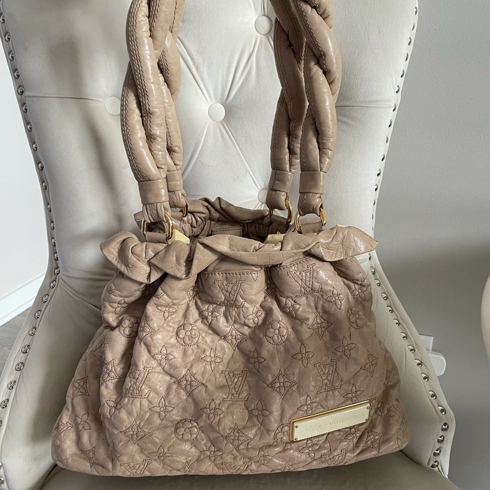 SOLD EBAY: Authentic LV Limited Ecru Monogram Olympe Nimbus